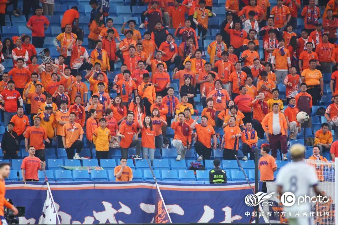 球迷们欢呼雀跃，看着球员们奋战赛场，不禁为之振奋